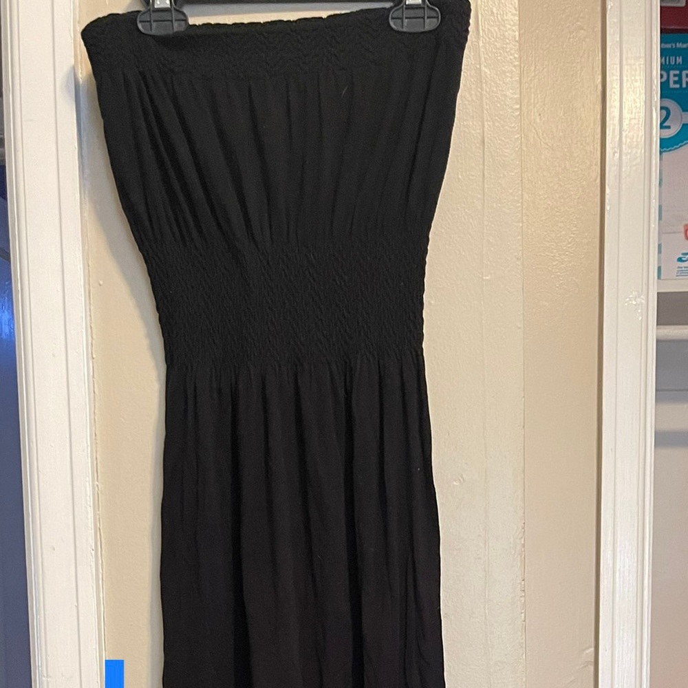 Large black maxi dress